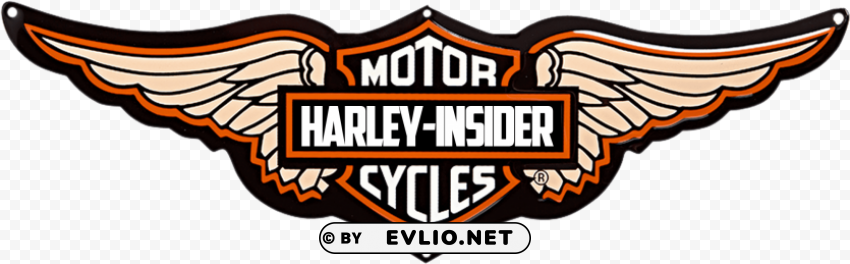 harley davidson motorcycle logo Isolated PNG Item in HighResolution