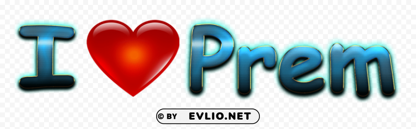 prem heart name Clear background PNG clip arts