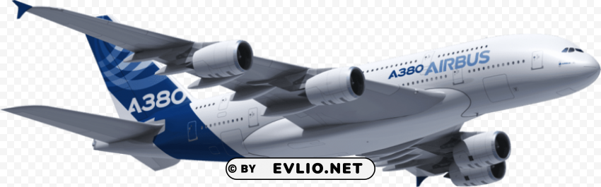 airbus a380 taking off Transparent PNG Isolated Design Element