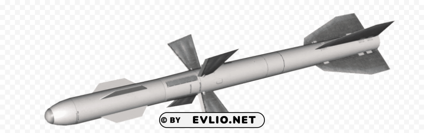 missile Clear Background PNG Isolation