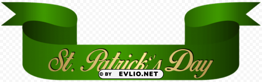 st patrick's day banner Clear Background PNG with Isolation