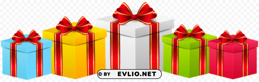 gift boxes PNG Graphic with Isolated Clarity