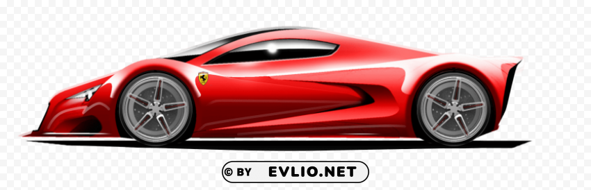 Ferrari PNG Image With Isolated Transparency