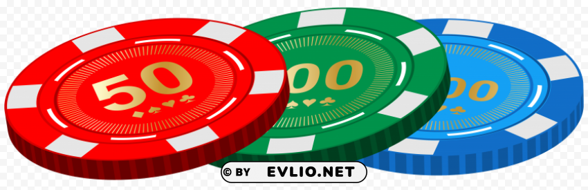 casino poker chips Isolated PNG Graphic with Transparency