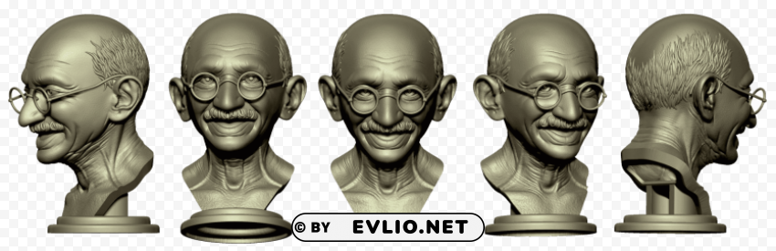 Transparent background PNG image of mahatma gandhi Clean Background PNG Isolated Art - Image ID 04ee0b06