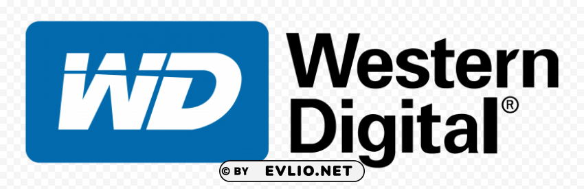 western digital logo Isolated Subject in Clear Transparent PNG