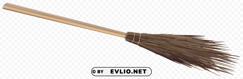 broom PNG Isolated Object with Clear Transparency