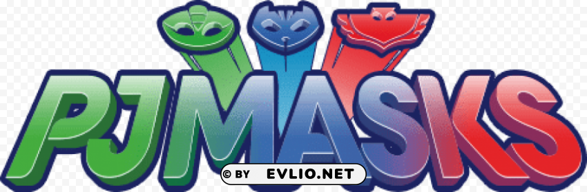pj masks logo PNG files with alpha channel assortment