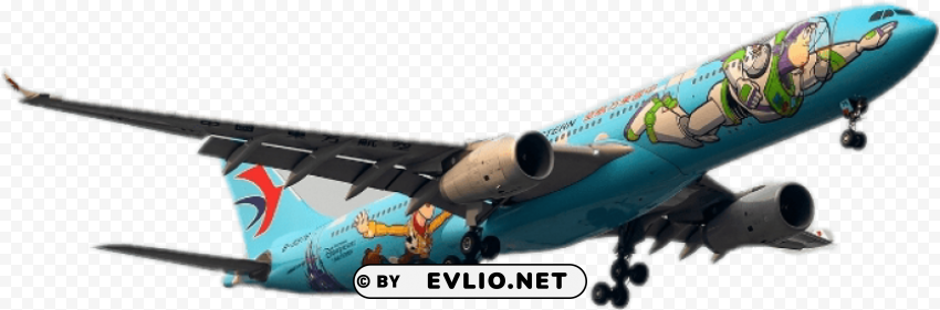 China Eastern Toy Story Isolated Artwork With Clear Background In PNG