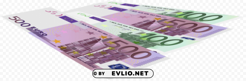 Euro Banknotes PNG For Online Use