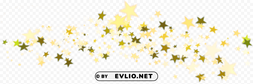 christmas gold star PNG Isolated Object with Clarity