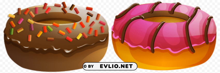 doughnuts Transparent PNG Isolated Subject
