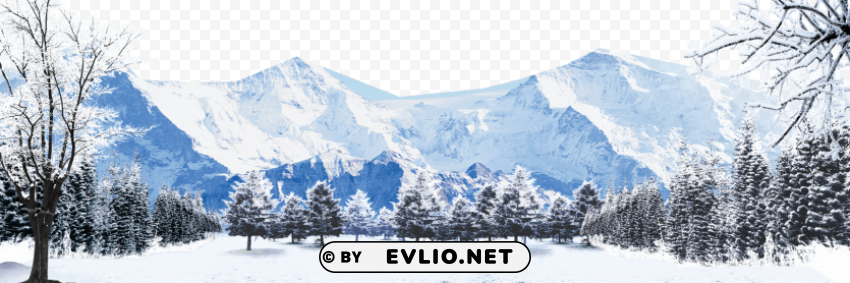 snowy mountain PNG transparent graphics comprehensive assortment