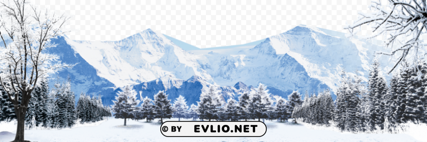 Snowy Mountain PNG Transparent Graphics Comprehensive Assortment