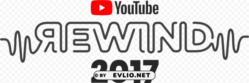 youtube rewind 2017 logo PNG Image with Transparent Isolated Graphic Element