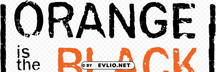 orange is the new logo Clear Background PNG Isolated Design Element