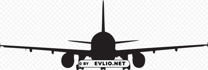 aircraft silhouette Isolated Item with HighResolution Transparent PNG