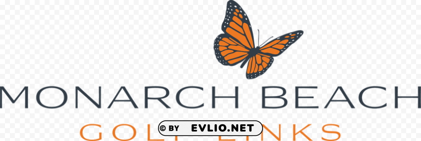 monarch beach golf links logo Isolated Artwork on Clear Transparent PNG