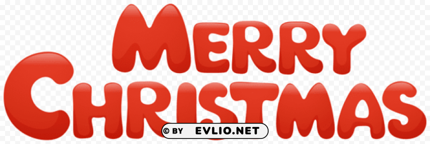 red merry christmas transparent PNG files with no background assortment