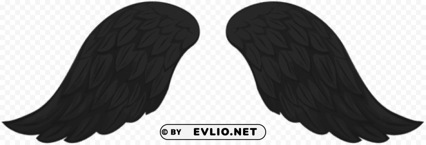 black wings transparent Clear PNG pictures free clipart png photo - fc336cf0