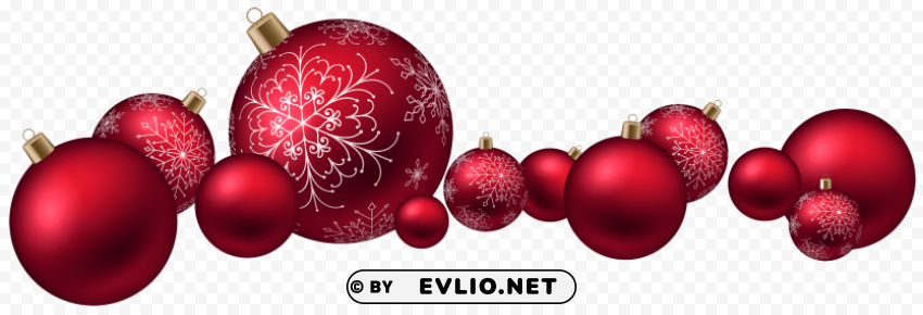 red christmas ball Isolated Element on HighQuality PNG
