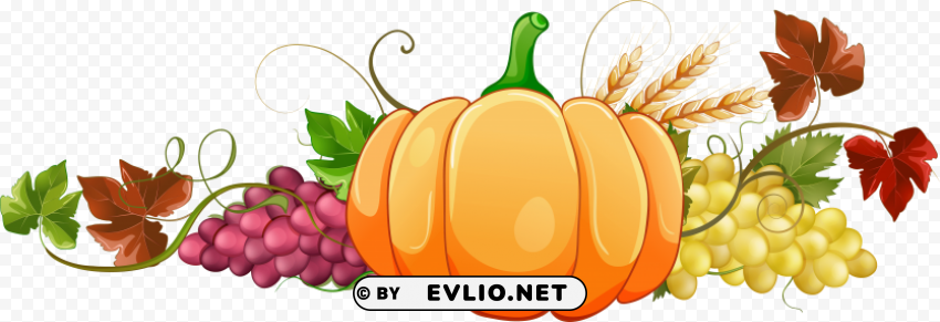 autumn pumpkin Isolated Character in Clear Background PNG