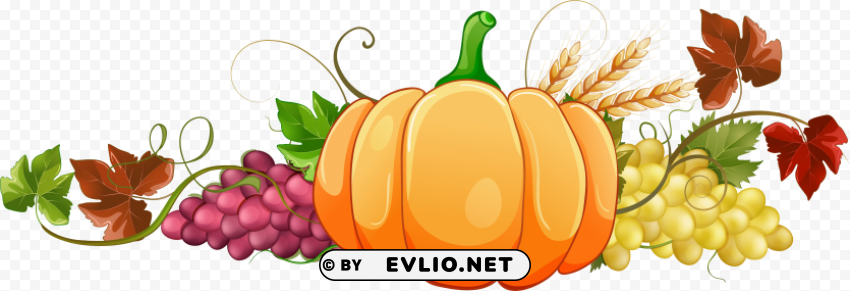 Autumn Pumpkin Isolated Character In Clear Background PNG