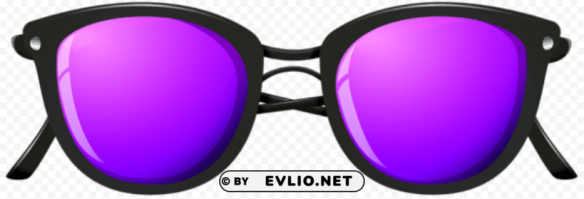 sunglasses magenta PNG with transparent background free
