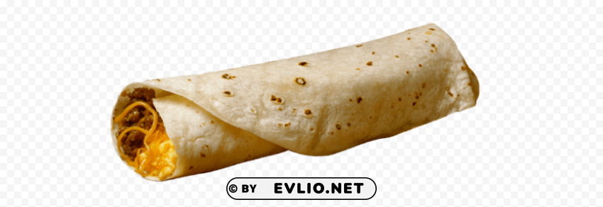 burrito Isolated PNG on Transparent Background