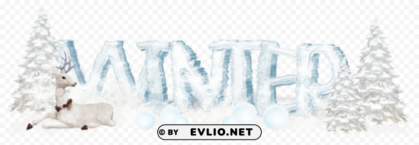 winter PNG Image with Isolated Element