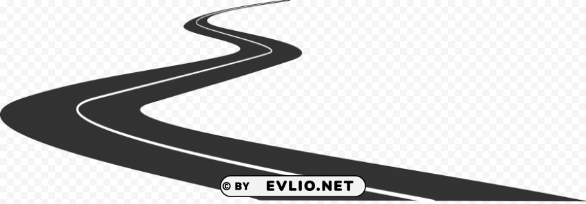 road high way Transparent Background Isolated PNG Character