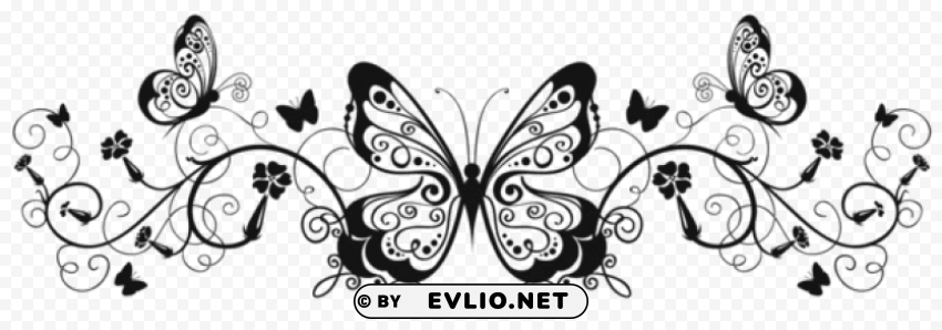 transparent butterfly decoration PNG images for merchandise