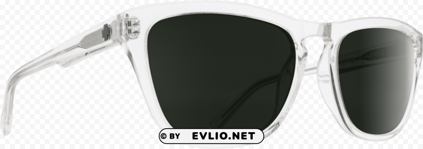 Clear Frame Spy Sunglasses HighQuality Transparent PNG Element