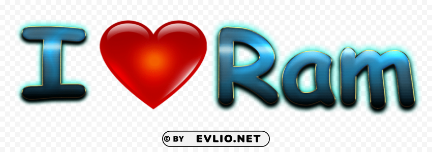 ram heart name Clear Background Isolated PNG Object