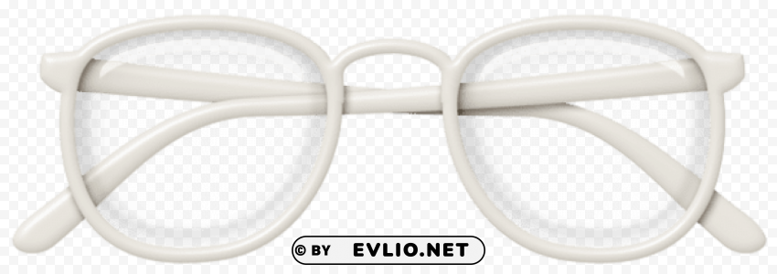 white glassespicture PNG Image Isolated with Clear Background