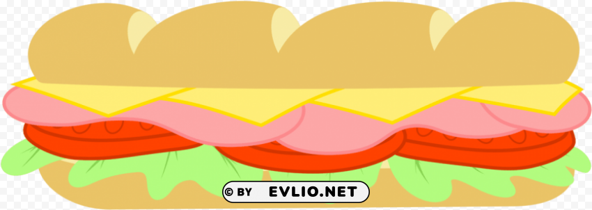 sub sandwich PNG Isolated Object with Clear Transparency PNG transparent with Clear Background ID ca31db50