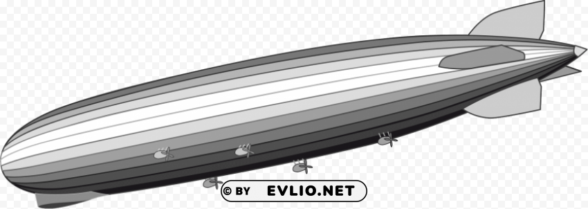 zeppelin Isolated Character in Transparent PNG Format