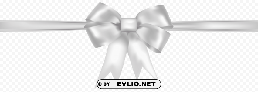 white ribbon Isolated Icon on Transparent PNG clipart png photo - 69d07390