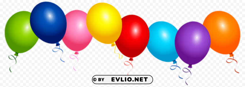 deco balloons PNG pictures with no background required