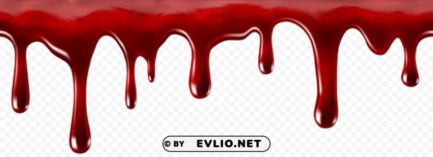 halloween blood decor Transparent PNG Artwork with Isolated Subject