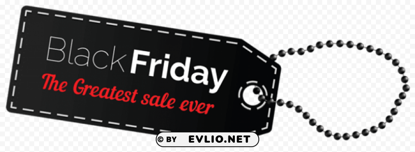 black friday greatest sale tag PNG with clear background set