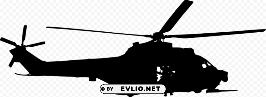 helicopter side view silhouette Transparent PNG picture