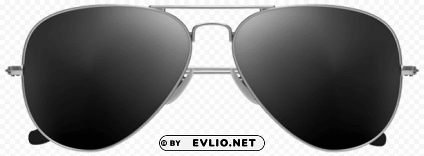 aviator sunglasses PNG Image with Isolated Graphic Element