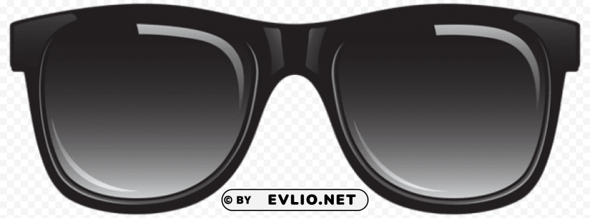 black sunglasses Clear Background PNG Isolated Graphic Design