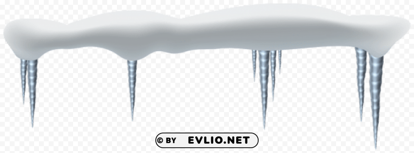 snow and icicles PNG photos with clear backgrounds