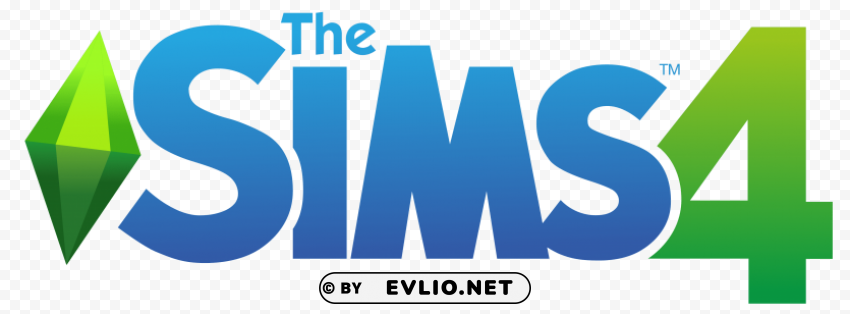 the sims 4 logo PNG for mobile apps