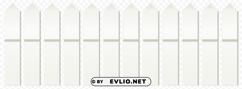  white fence PNG transparent photos assortment