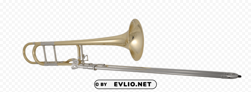 trombone Isolated Icon on Transparent Background PNG