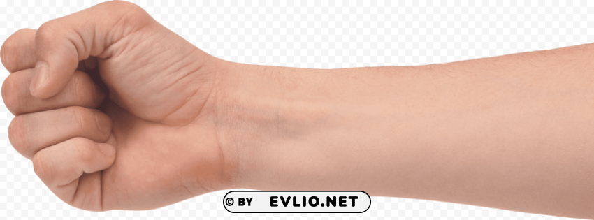 fist hand Clean Background Isolated PNG Icon