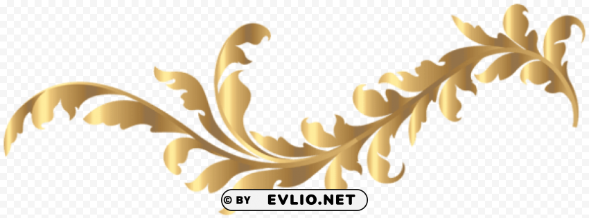 floral gold element High-resolution PNG images with transparency